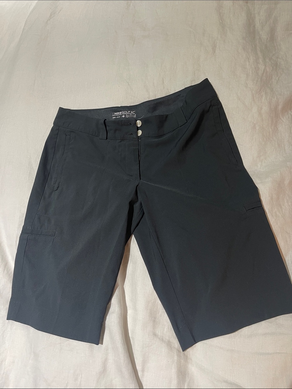 Nike Women's Black Bermuda Golf Shorts